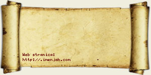 Kristina Tasojević vizit kartica